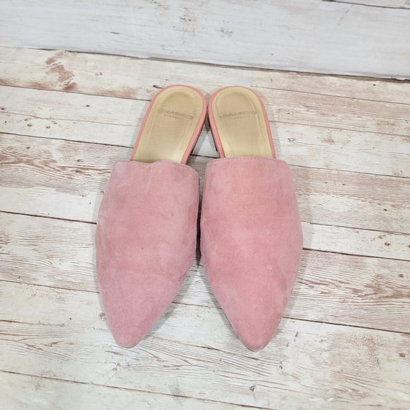 Vagabond EU 36 Katlin Suede Slide Pointed Toe Mule Pink - Picture 6 of 11